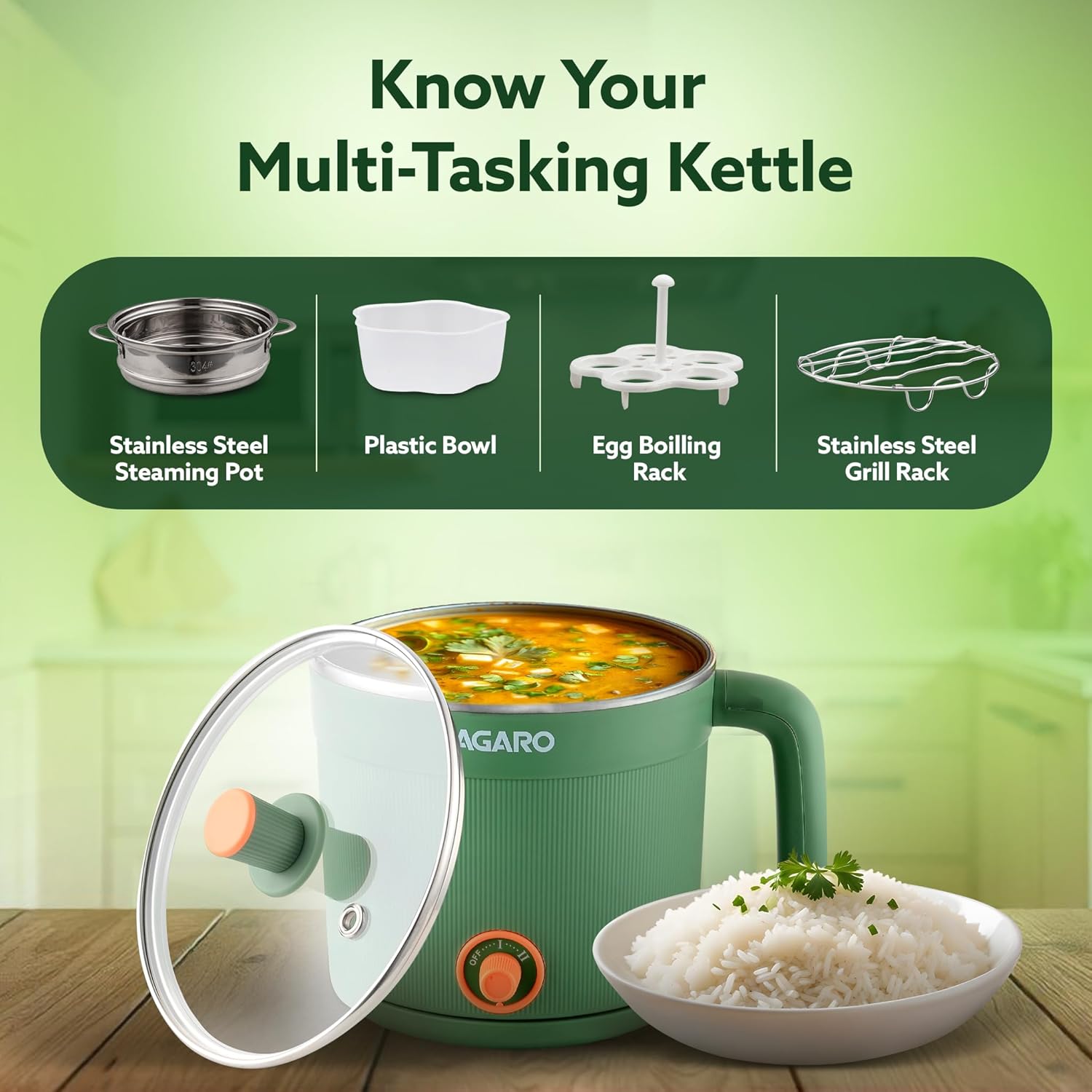 Multi Cook Kettle With Steamer